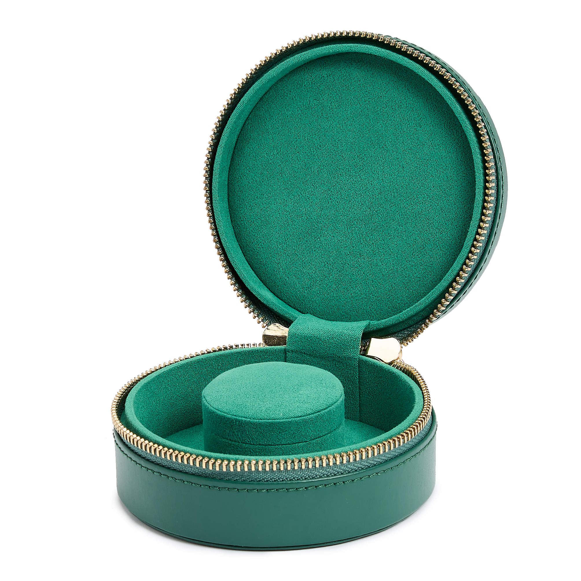 WOLF1834 SOPHIA ROUND ZIP CASE GREEN