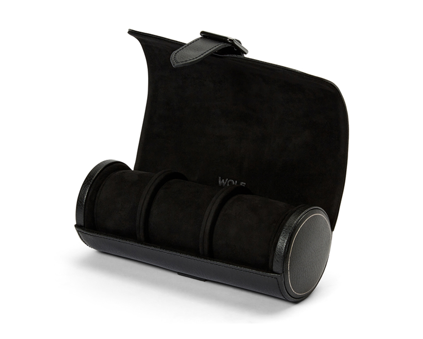 WOLF1834 BRITISH RACING TRIPLE WATCH ROLL 