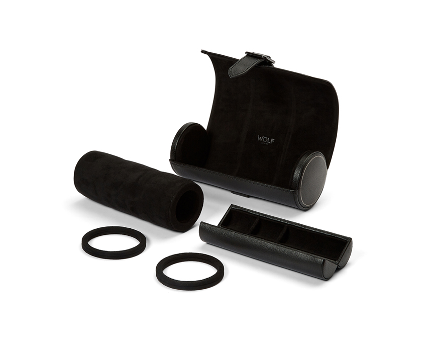 WOLF1834 BRITISH RACING TRIPLE WATCH ROLL 