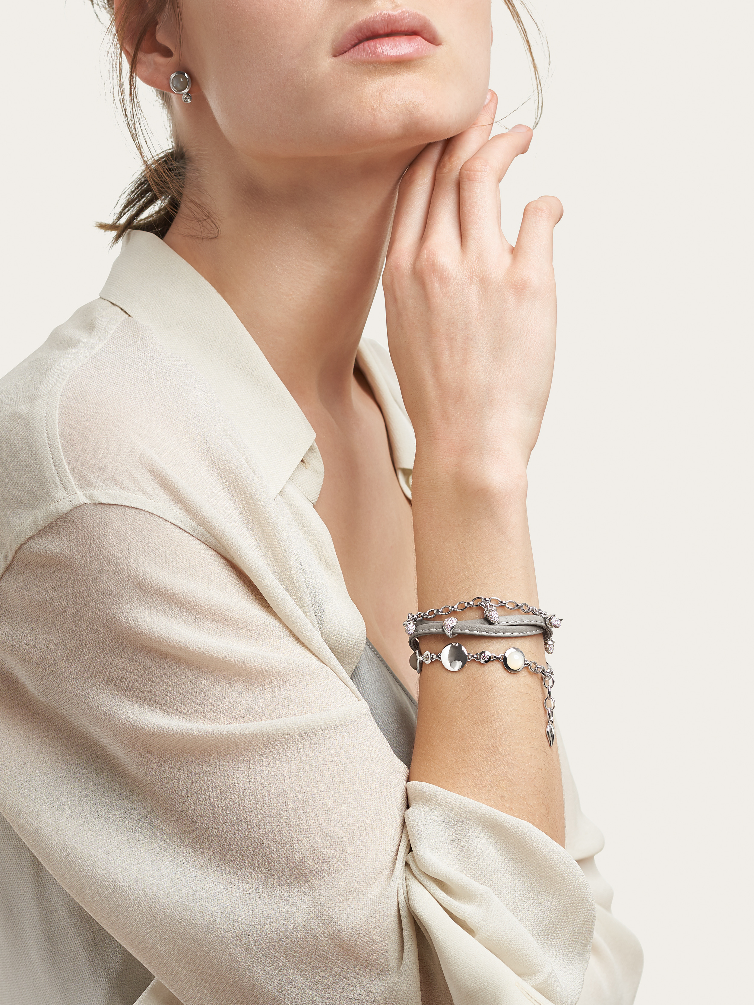 TAMARA COMOLLI  BOUTON ARMBAND CASHMERE 