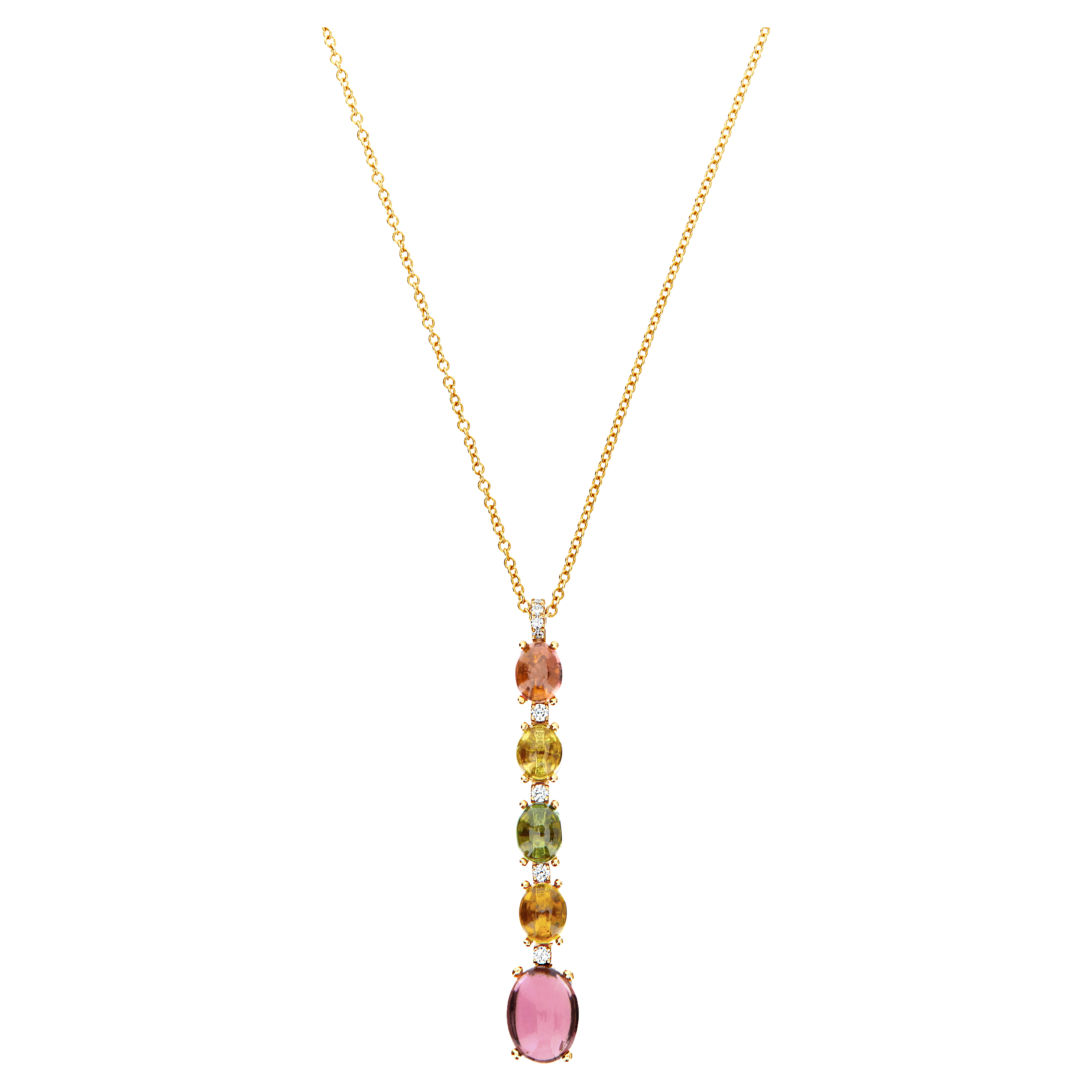 NANIS COLLIER " DANCING TOURMALINES"